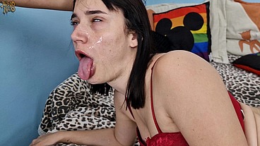 DP Anal -- Gabbie Luna levando duas rolas enormes