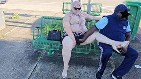 Fat Bbw Milf takes thick black load &mdash;  huge ass&#x1F351; creampie & massive bbw cumshot