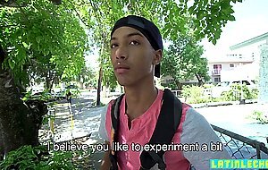 Young Latino agrees to suck gay studs cock and offers his asshole