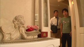 Riku & Miyuu Share One Horny Guy's Massive Cock – Wild Threesome Ride!