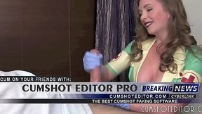 Experienced Nurse's Cock-Draining Skills on Display