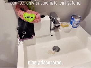 TRANS THREE-SOME: mad rental visit turns into hawt Shemales sex