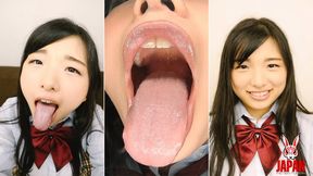 POV Video: Virtual Tongue Kissing with Suzu Shiratori!