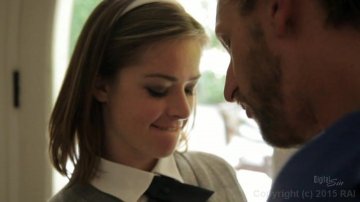 Sandy Blonde Teen Sucks and Fucks Cock Like a Pro