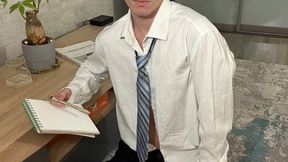 Martin: Close-Up Anal Play with Saliva and Cumshot