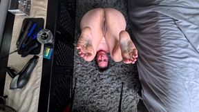 Smoking a Cigarette Naked with My Legs Over My Head