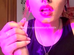 Sexy teen ebony solo toy masturbation