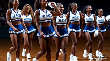 Sexy Ai Generated Teen Cheerleader Perfect body Realistic Animated