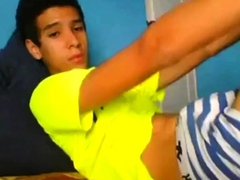 Latin Amateur Twink Masturbating Solo