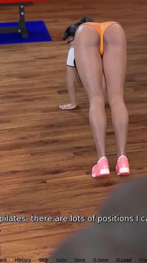 Laura Lustful Secrets: Cuckold Caught and Watched His Fiancee Stretching with a Bunch of Muscular Men in the Gym - Episode 84