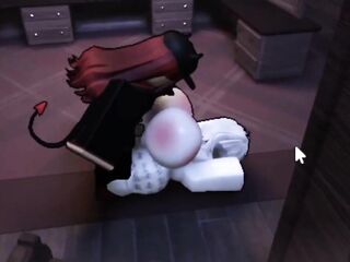 Headless white gal can't stay off of this schlong/ Fan request #4 [Roblox]