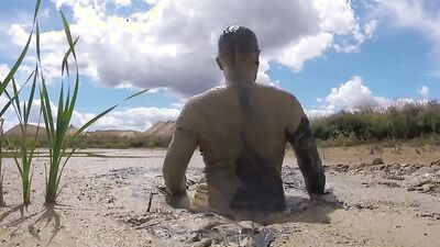 Extreme mud bath with head dunks, summer 2020