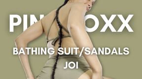 Pink Foxx's Bathing Suit and Sandals JOI