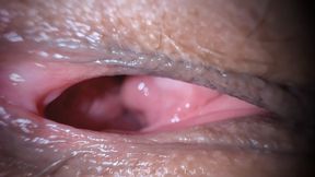 EXTREME EXCLUSIVE CLOSE UP Teen&#039;s orgasmic pussy from inside