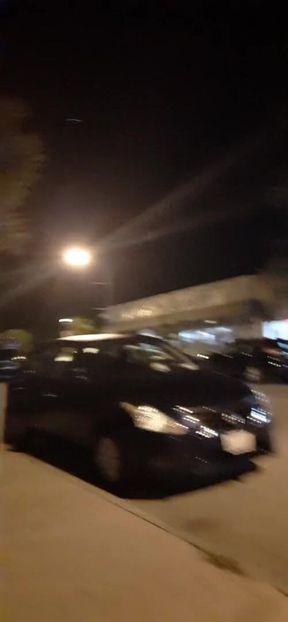 Letting my cock hang out walking downtown