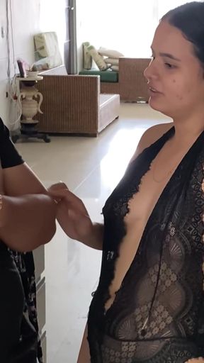 I seduce my stepbrother until I convince him to fuck me.   Clip 2