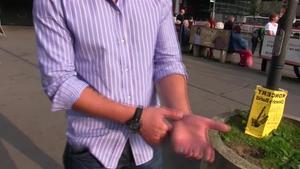 Czech Hunter: Hunk's Hard Candy at the Bus Stop