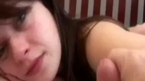 Vintage beauty cocksucking before dickriding