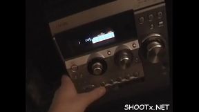 Hung dude fucks his girlfriend while that chick gasps and screams