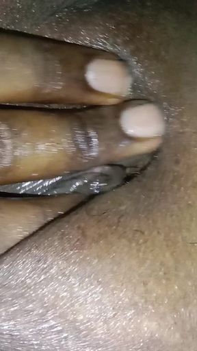 My Stepmother's Pussy Was Massaged with Oil and Fingered.