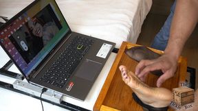 Sarah has sensitive feet