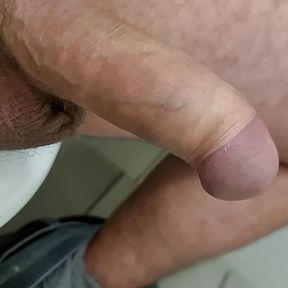 Uncit Daddy Bear Cum Explosion after playing with foreskin