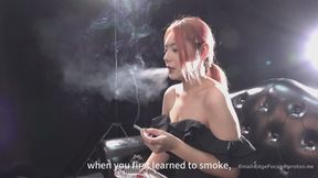 Glamorous Asian Model Enjoys Intense Cigarette Smoking Session and Candid Conversation — TAO2 4K