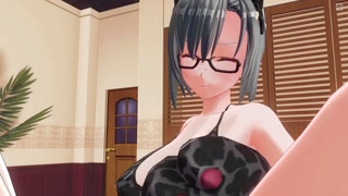 3D HENTAI YURI Neko lesbians try a new vibrator