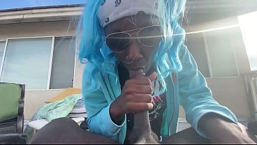 Her first time on camera