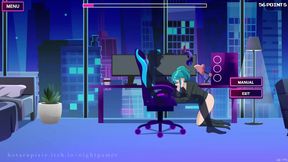 Cute Anime GamerGirl Seduces You On Her Gaming Chair
