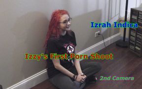 Izrah Indica - Izzy's First Porn Shoot 2nd Camera
