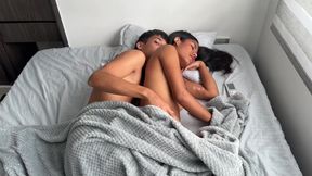 I Share Hotel Room with My Latina Hermastra and I Fuck Her Huge Ass, I Come on Her Rich Pussy