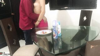 I got very freaky when I eat a beautiful cock with strawberry and cream FULL STORY