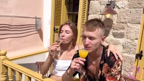 Ukrainian fitness model bunny_rabbits gives sloppy blowjob and takes deep anal