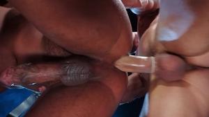 Hot House: Alternative ebony swinger smashed by balls stud