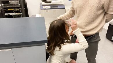 Secretary fucks boss at office Christmas party