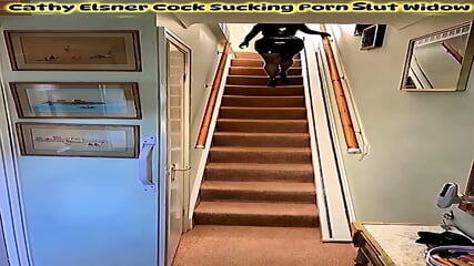 Cathy Shiny Plastic PVC Very Tight Dress High Heels Stockings Slut Granny Fetish Porn Slut Costume Clothing Stretched Around Cathys Shapely Arse Video With Cathy Filmed At Home Walking Up Her Stairs in Her Very Tight Shiny Plastic PVC Dress