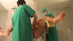 Naughty Nurse Spreads Wide for Deep Anal Pounding