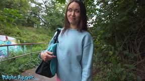 Fitness MILF blowjob outdoor sex Kristina Grace hard fast POV fuck