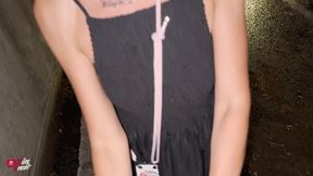 Blonde Slut Picked up at the Fair and Fucked in the Rain!!