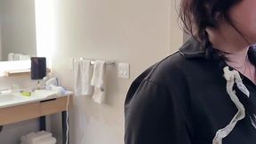 Chubby Hilton Hottie with Massive Tits Fooled into Hardcore Fuck by Sneaky Cameraman