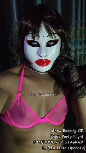 Desi Indian sissy Femboy Trans ladyboy zentai showboy