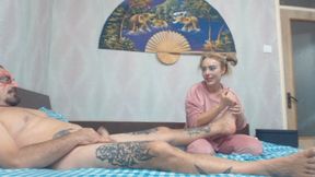 foot and stomach massage