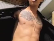 sexy boy is tickled while changing clothes