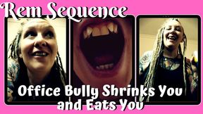 Office Bully Shrinks You and Eats You starring Big Ass MILF Rem Sequence