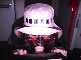SillyLena submits to deepthroat bliss with sextoy sluttish style