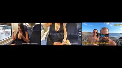 Two strangers have sex on a train