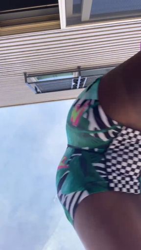 Outdoor ass worship