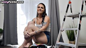 Tattooed smalltits bae deepthroating