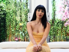 Tight ass brunette amateur Angel Hott